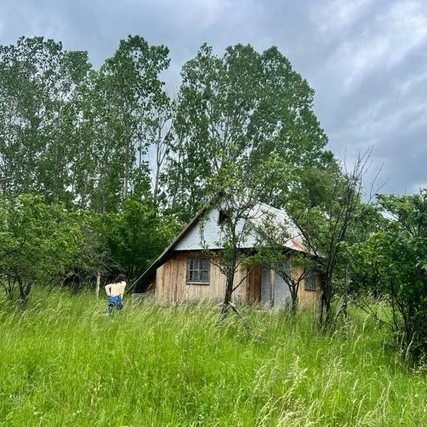 Kazanlak Villa Cottage House with Mountain Views, No Water, Electric or Indoor WC, Roof Over Your Head Малка Къща Вилна Зона, Без Ток, Вода с Външна Тоалетна Прекрасни Гледки и Покрив над Главата，位于卡赞勒克的酒店