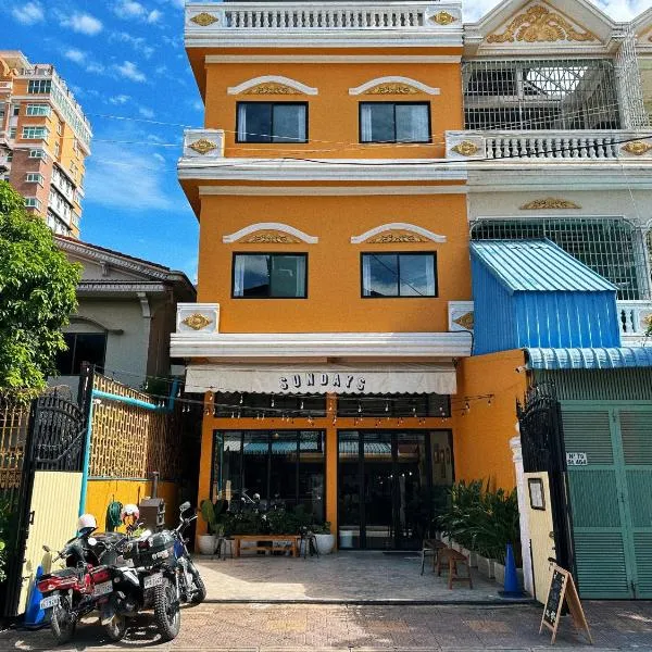 Sundays Boutique Eco Hotel,位于金边的酒店