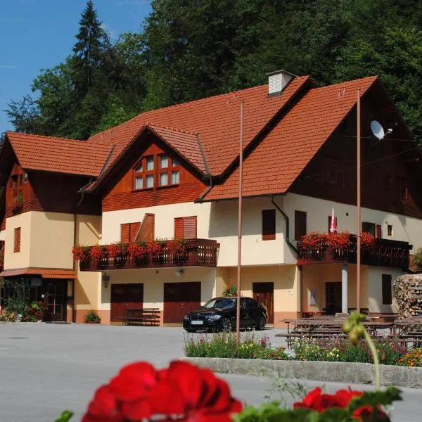 Pri Vidrgarju，位于Motnik的酒店