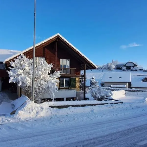 Naturnahe Familienwohnung，位于Rüschegg-Graben的酒店