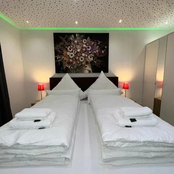 Modern Apartments Neuburg D - TOP - 2 Zimmer, Parkplatz, Balkon, Wi-Fi, 2 TV, Dusche, Küche，位于多瑙河畔诺伊堡的酒店
