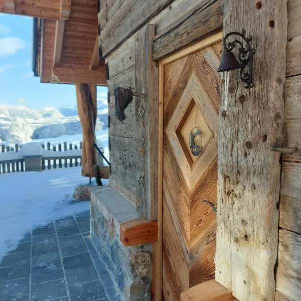 Chalet Troadkasten Biohof Kreilgut，位于Walchegg的酒店