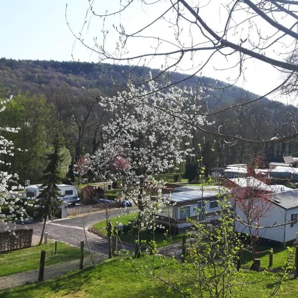 Camping Officiel Wollefsschlucht Echternach，位于Rosport的酒店