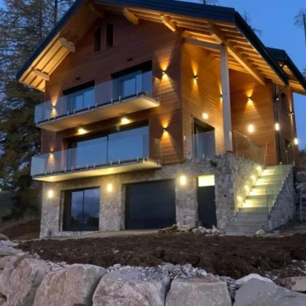 Chalet de luxe avec Sauna chez Papou，位于德沃吕伊的酒店