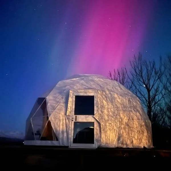 Aurora Dome on the South Coast，位于Stora Mork的酒店