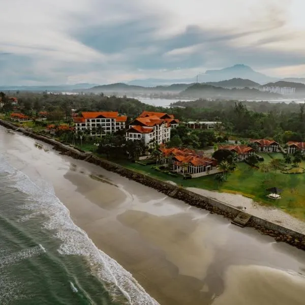 婆罗洲海滩别墅，位于Kampong Bikasan的酒店