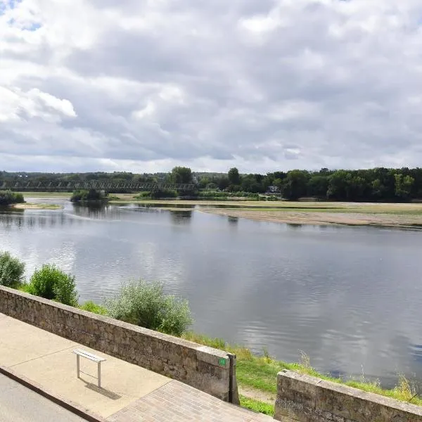 Les sternes de st Mathurin sur Loire , vue Loire，位于Saint-Mathurin的酒店