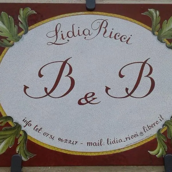 B&B Lidia Ricci，位于Montottone的酒店
