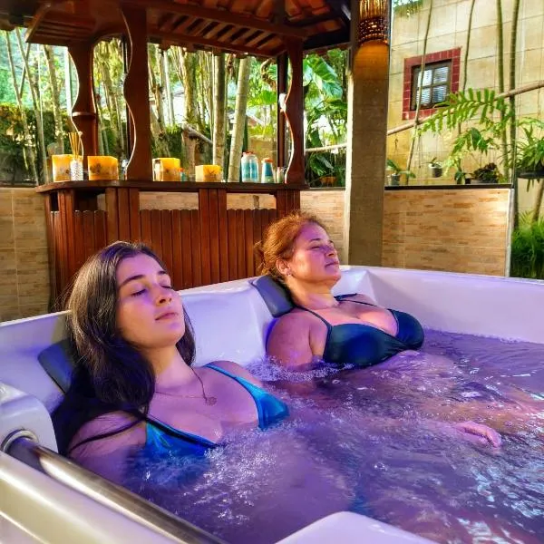 Pousada e SPA Canto do Mar，位于瓜鲁雅的酒店