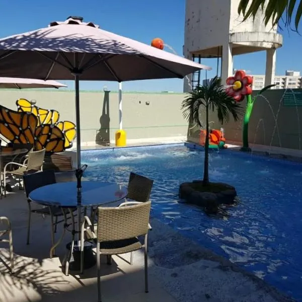 Rio Quente-GO SERRA PARK com 2 camas de casal，位于热河市的酒店