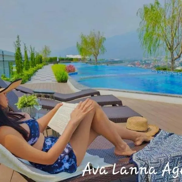 The AstraSkyRiver Luxurious 2 Full Bedroom Condo - 73 SQM，位于清迈的酒店