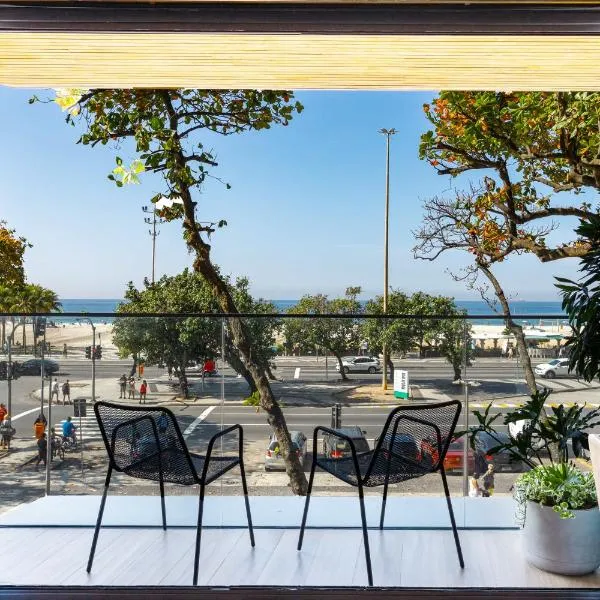 Unhotel - Luxuosos Apartamentos na Atlântica à Beira-Mar, Copacabana，位于里约热内卢的酒店