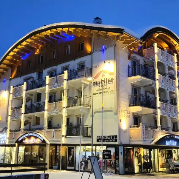 加尼穆特勒阿尔卑斯度假酒店及Spa，位于Samnaun - Laret的酒店