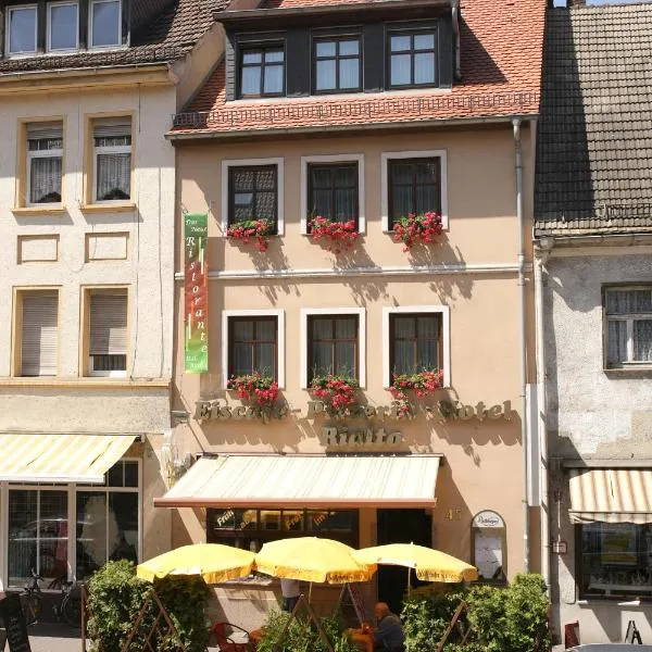 艾斯咖啡馆-比萨店里亚托酒店，位于Doberschütz的酒店