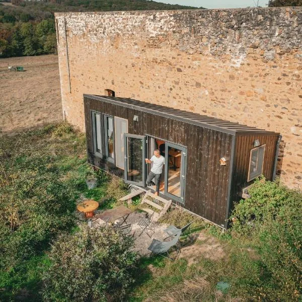 Tiny House Morvan Bourgogne nature - 2h de Paris，位于阿瓦隆的酒店