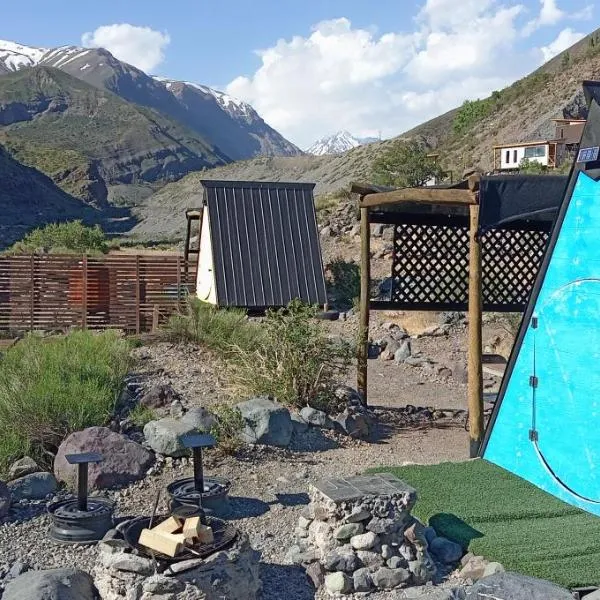 Glamping Roots del Yeso，位于Lo Valdés的酒店