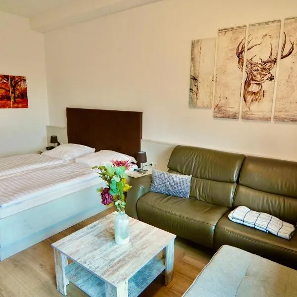 Hallelujah - Wunderschönes und gepflegtes Apartment mit Bademantelgang zur Therme，位于巴特格里斯巴赫的酒店