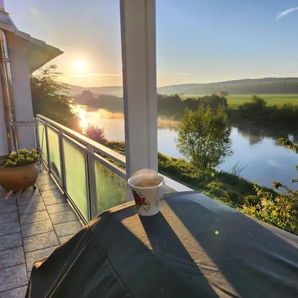 Haus an der Weser Ferienwohnung，位于Brevörde的酒店