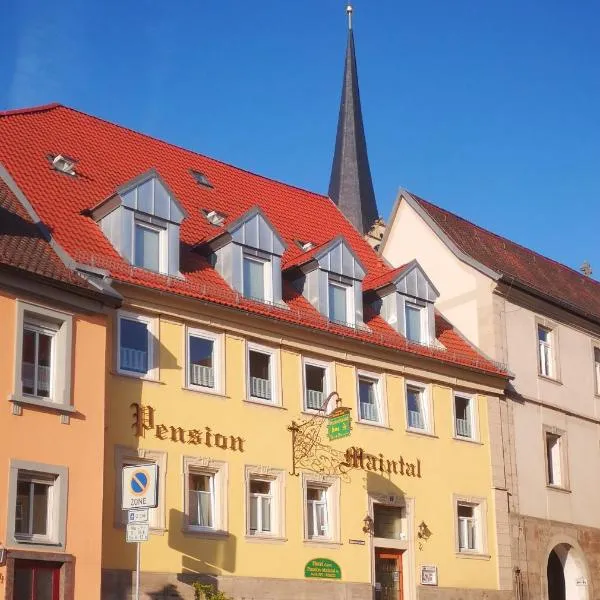 美因塔尔艾尔特曼膳食酒店，位于Ebelsbach的酒店