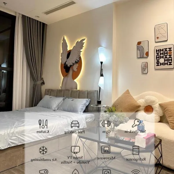 Homestay & Apartment Vinhomes Smart City Tây Mỗ - Lee 2，位于Phú Thú的酒店