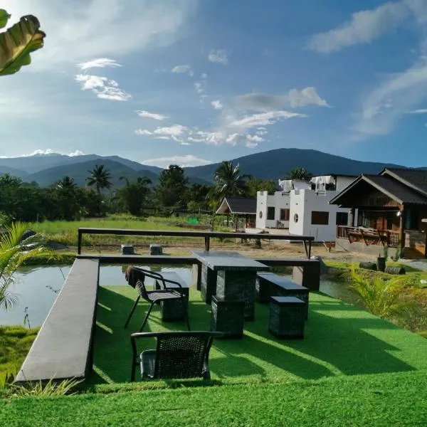 ม่วนใจ๋ปันสุข โฮมสเตย์แอนคาเฟ่ Muanjai punsuk homestay and cafe，位于Ban Mae La的酒店