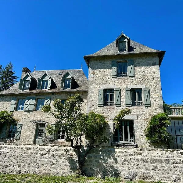 Le Manoir du Rigouneix au coeur de la nature, calme-sauna-dîner maison，位于Saint-Merd-les-Oussines的酒店