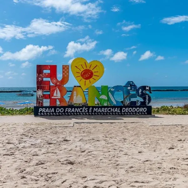 Pé na areia, Praia do Francês，位于普拉亚弗朗西丝的酒店