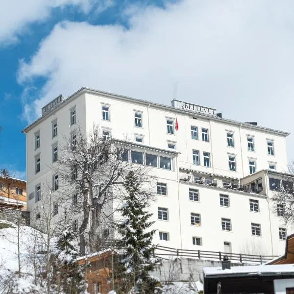 Boutique-Hotel Garni Bellevue Davos Wiesen，位于阿尔瓦努的酒店