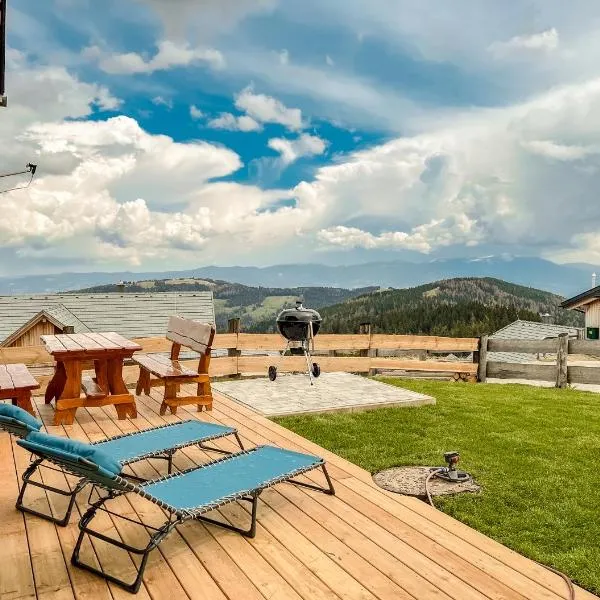 1A Chalet Eck - Wandern, Grillen, Panorama Sauna!，位于克利浦托尔的酒店