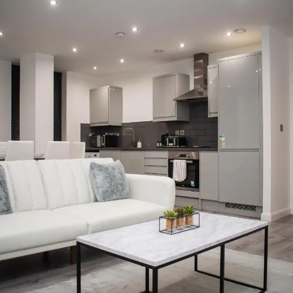 Exquisite 2-Bedroom City Centre Haven - Leicester's Premier Urban Retreat，位于Swithland的酒店