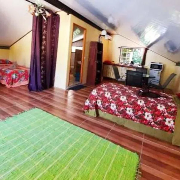 Studio Rava 1 Room Fare Tepua Lodge，位于Opoa的酒店