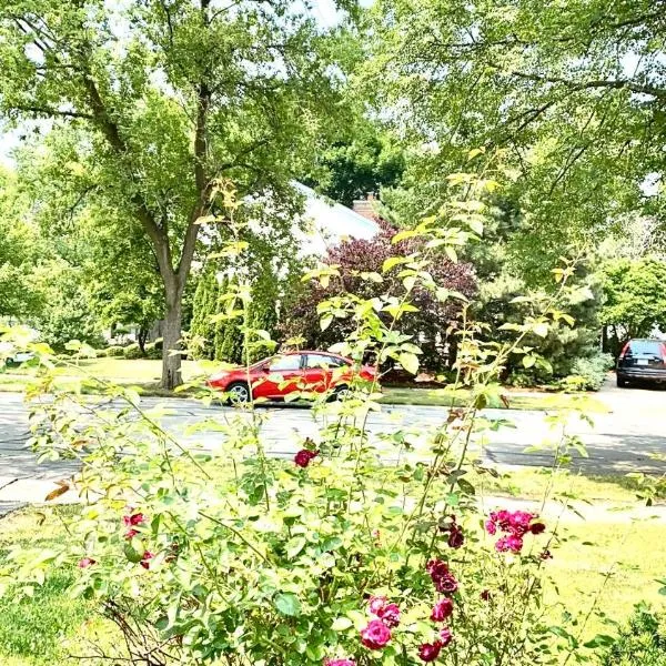 B4 A private room in Naperville downtown with desk and Wi-Fi near everything，位于内珀维尔的酒店