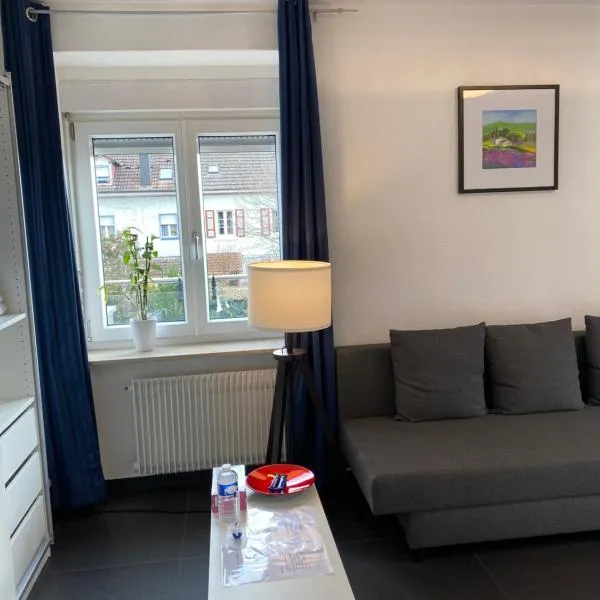 Preiswertes stilvolles Zimmer im privaten Haus mit großem schönem modernem Gemeinschaft Badenzimmer，位于罗拉赫的酒店