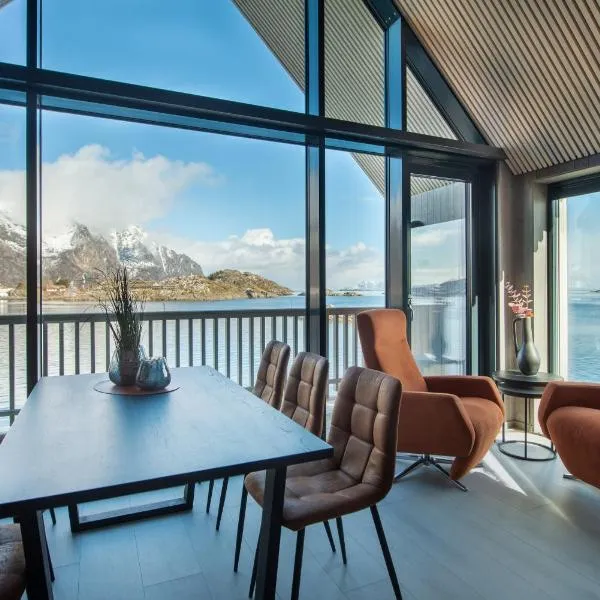 CornerView Apartment Henningsvær，位于Rishaugen的酒店