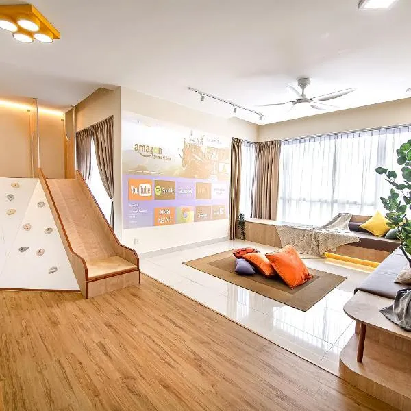 KidsVille Slide, Kids-Friendly Family Oasis JB Medini Legoland, Johor, Malaysia，位于努沙再也的酒店