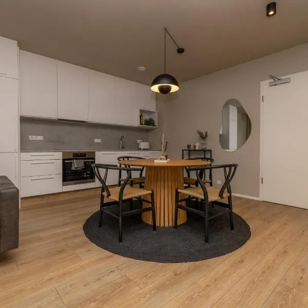 Modern flat in Reykjavík, Úlfarsárdalur，位于莫斯费德斯拜尔的酒店