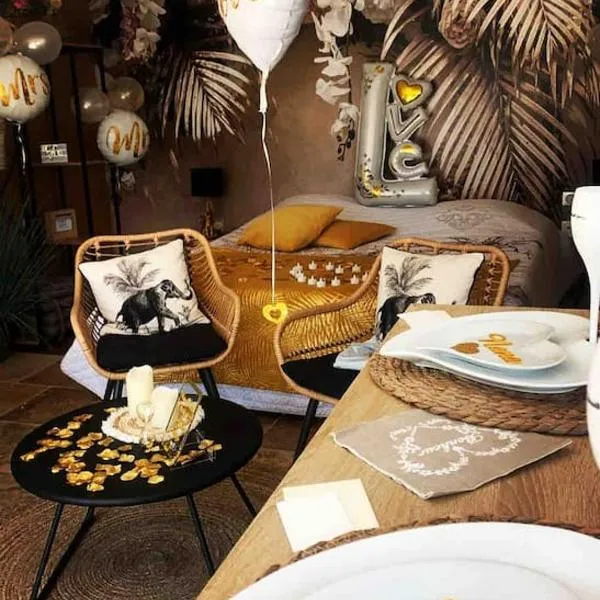 Eden palm suite & spa，位于Berre-lʼÉtang的酒店