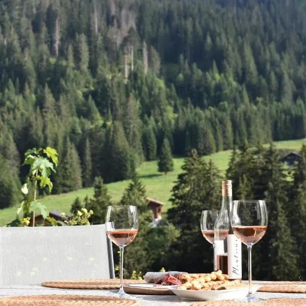 Chalet entier pour l'été，位于Troistorrents的酒店