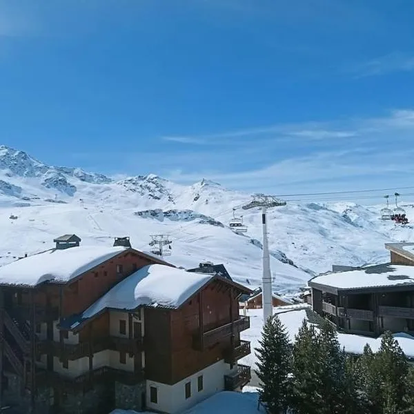 Val Thorens Studio 2 personnes et balcon Plein Sud，位于葱仁谷的酒店