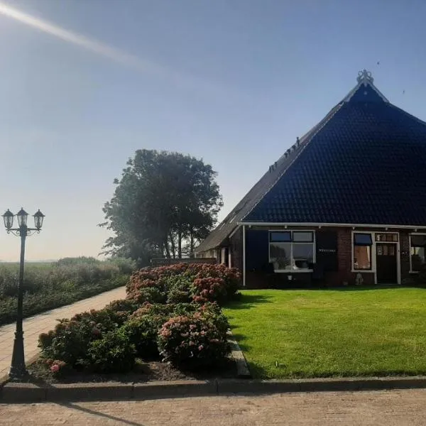 De Groote Medwert，位于Ferwerd的酒店