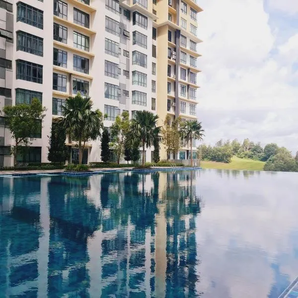 New! 4-7pax 2bedrooms condo near Mount Austin JB，位于新山的酒店