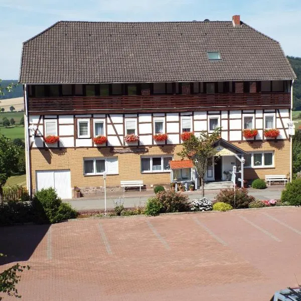 Hotel garni Zum Reinhardswald，位于Gottstreu的酒店