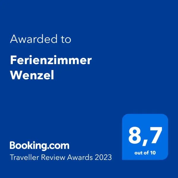 Ferienzimmer Wenzel，位于特劳泰斯腾的酒店