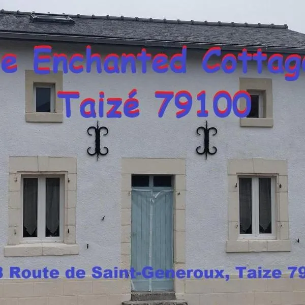 The Enchanted Cottage，位于Taizé的酒店