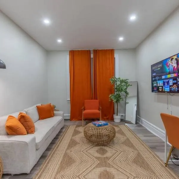 40 OFF 3Days, 9 min to EWR, 2 Queen Beds, Sleeps 6，位于纽瓦克的酒店