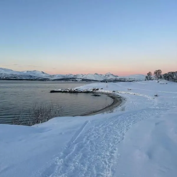 Koselig leilighet med havutsikt，位于Vikran的酒店