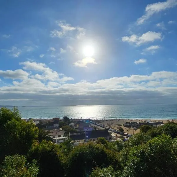 Cabaña Vista Bahia Algarrobo，位于坦昆的酒店