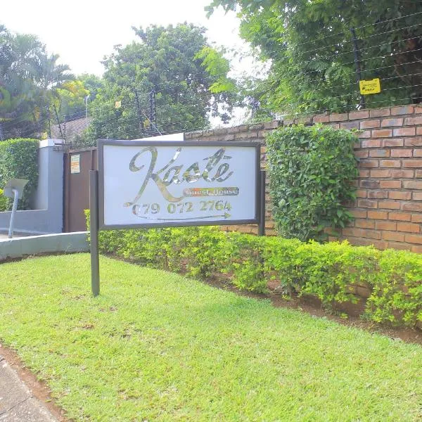 Kaste guesthouse Tzaneen，位于察嫩的酒店