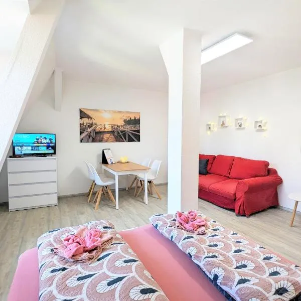 Urlaubsmagie - Ferienwohnung Uhunest - Gemeinschaftsgarten mit Pool & Sauna，位于塞布尼茨的酒店