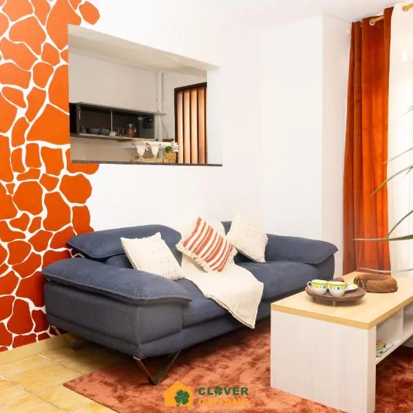 Le Lodge Safari - Centre-ville - Deux terrasses，位于卡宴的酒店